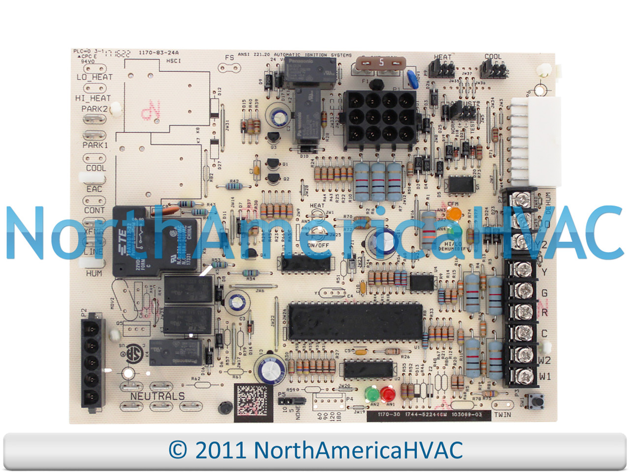 OEM Lennox Armstrong Ducane Control Board Replaces 103069-01